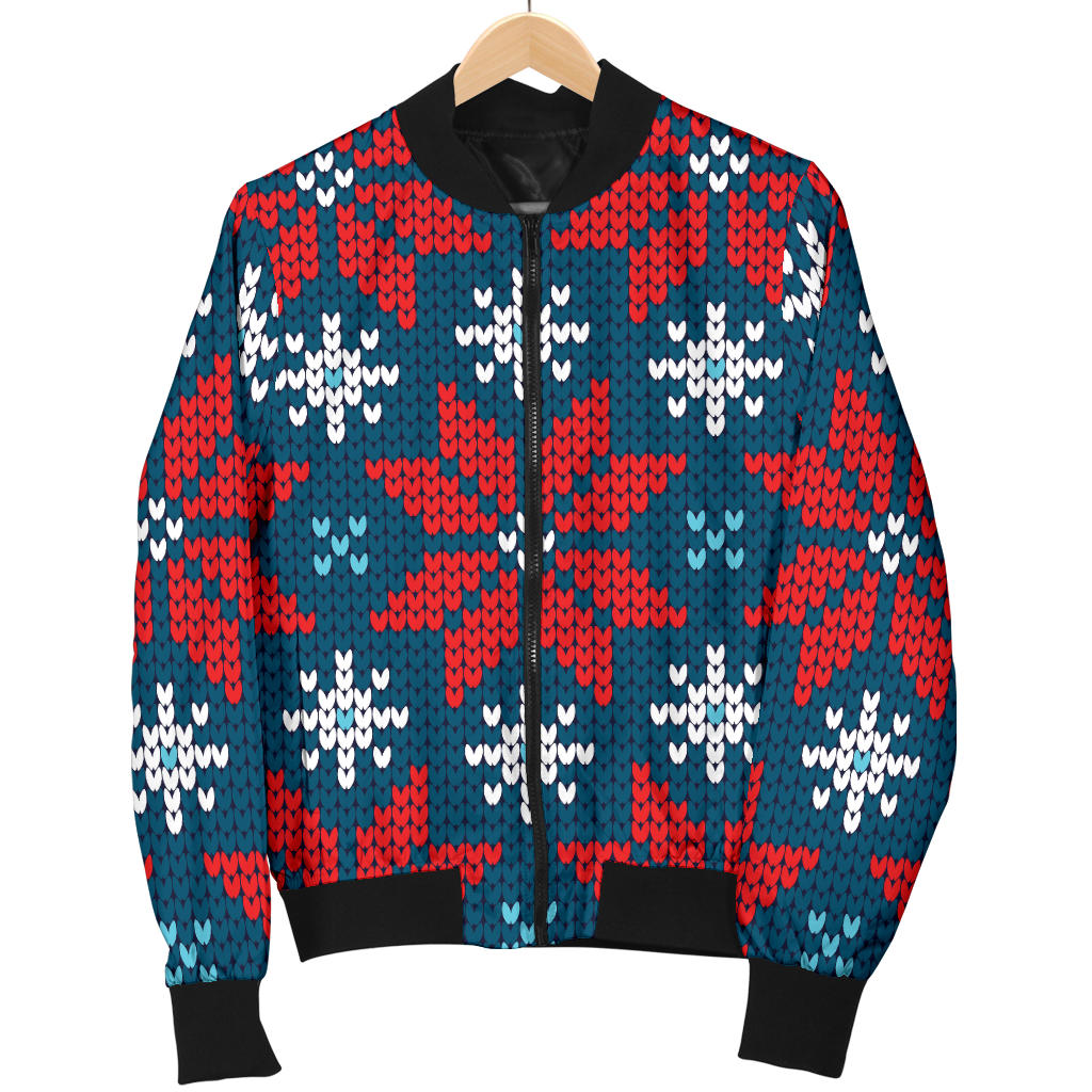Poinsettia Pattern Print Design A02 Men Bomber Jacket