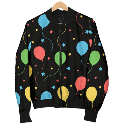 Ballon Colorful Pattern Print Design 04 Men Bomber Jacket