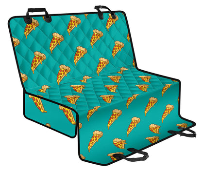 Pizza Pattern Print Design A03 Rear Dog Car Seat Cover Hammock