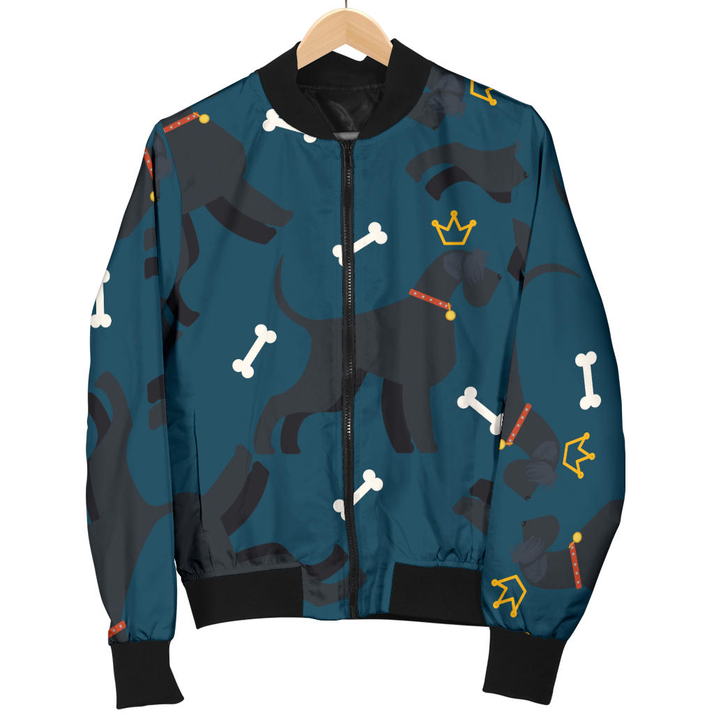 Schnauzers Pattern Print Design A04 Men Bomber Jacket