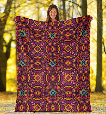 Bohemian Pattern Print Design 10 Premium Blanket