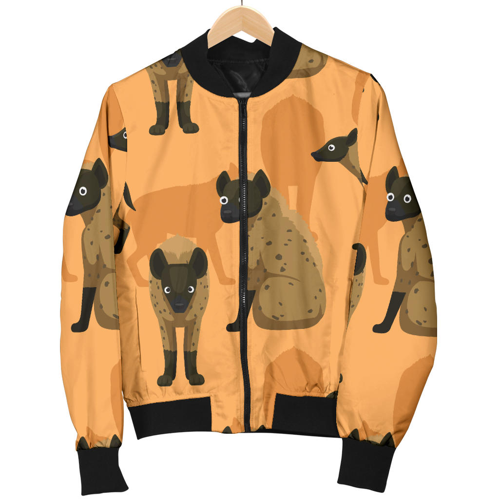 Hyena Pattern Print Design 01 Men Bomber Jacket