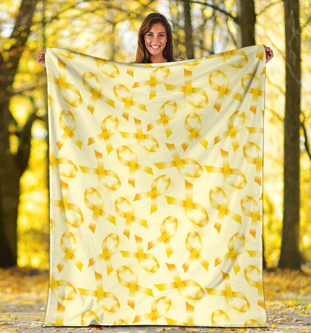 Bone cancer Pattern Print Design 01 Premium Blanket