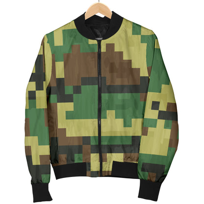 ACU Army Digital Pattern Print Design 02 Men Bomber Jacket