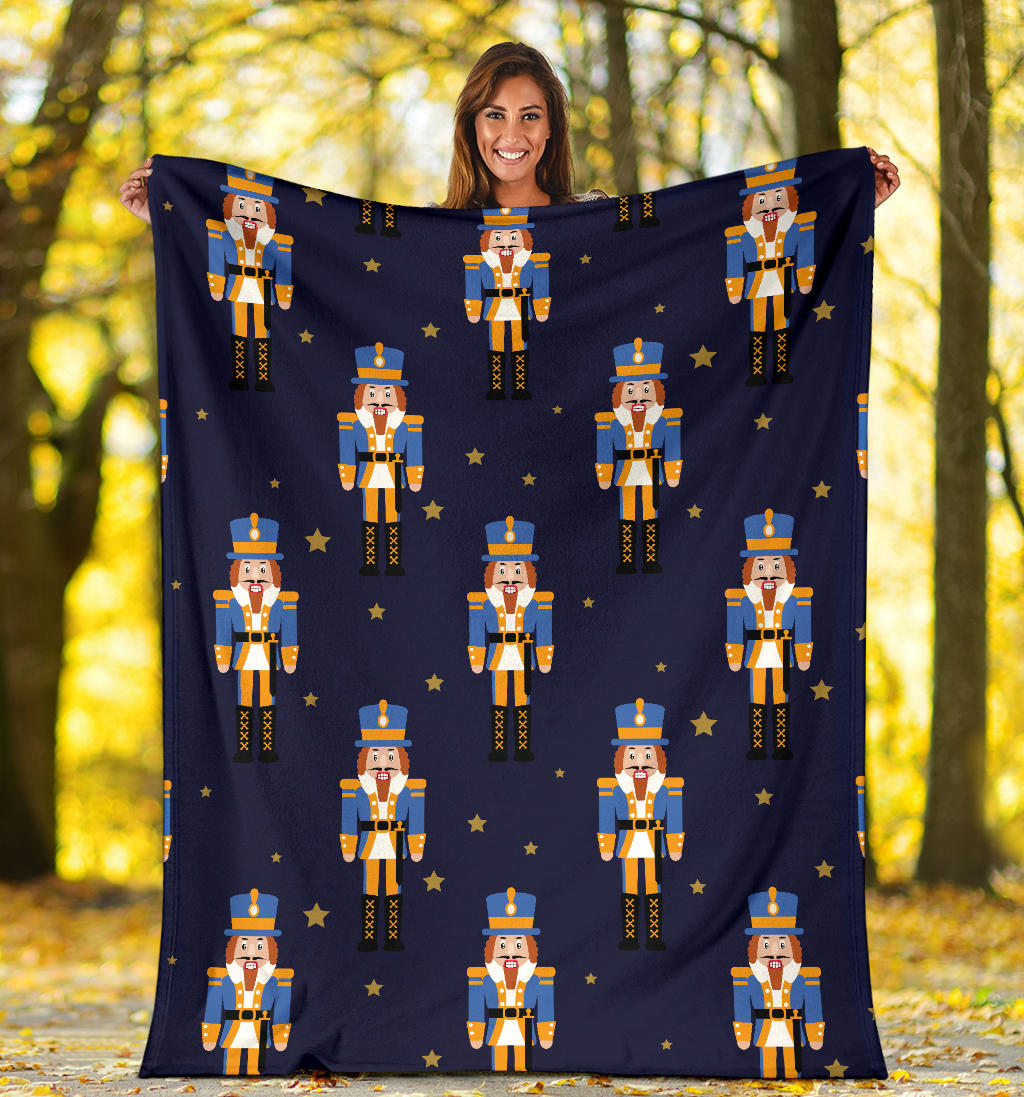 Nutcracker Pattern Print Design A04 Premium Blanket