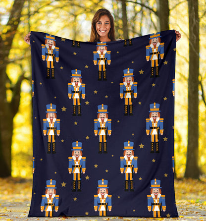 Nutcracker Pattern Print Design A04 Premium Blanket