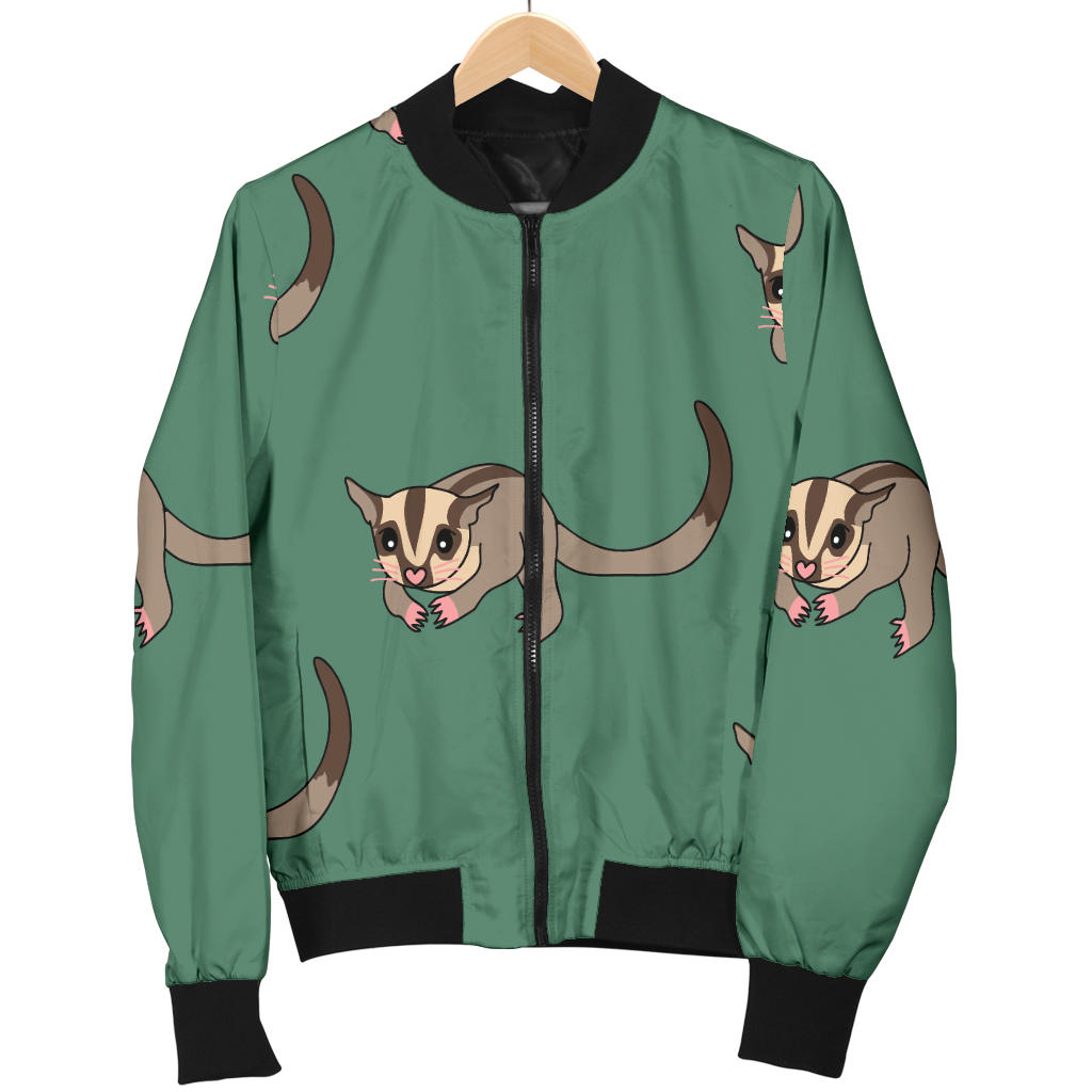 Sugar Glider Pattern Print Design 01 Men Bomber Jacket