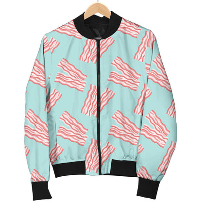 Bacon Pattern Print Design 04 Men Bomber Jacket