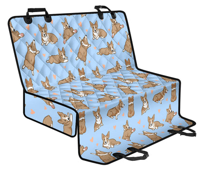 Pembroke Welsh Corgis Pattern Print Design A05 Rear Dog Car Seat Cover Hammock