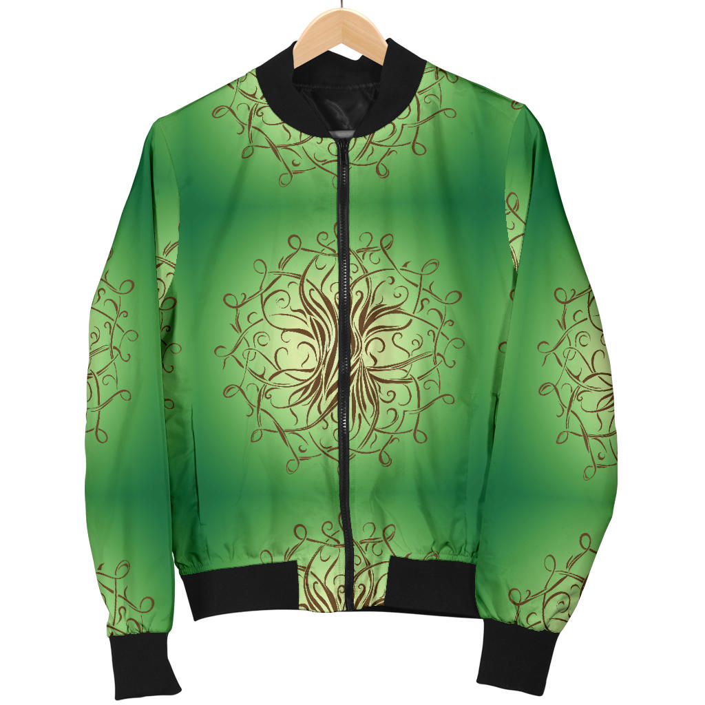 Celtic Pattern Print Design 05 Men Bomber Jacket