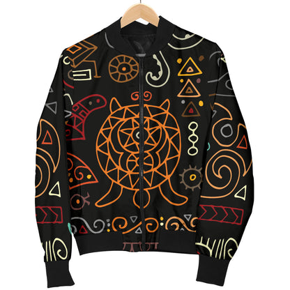 Polynesian Pattern Print Design A04 Men Bomber Jacket