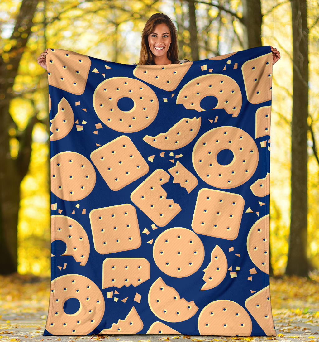 Cracker Pattern Print Design 03 Premium Blanket