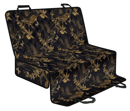 Parakeet Pattern Print Design A05 Rear Dog Car Seat Cover Hammock