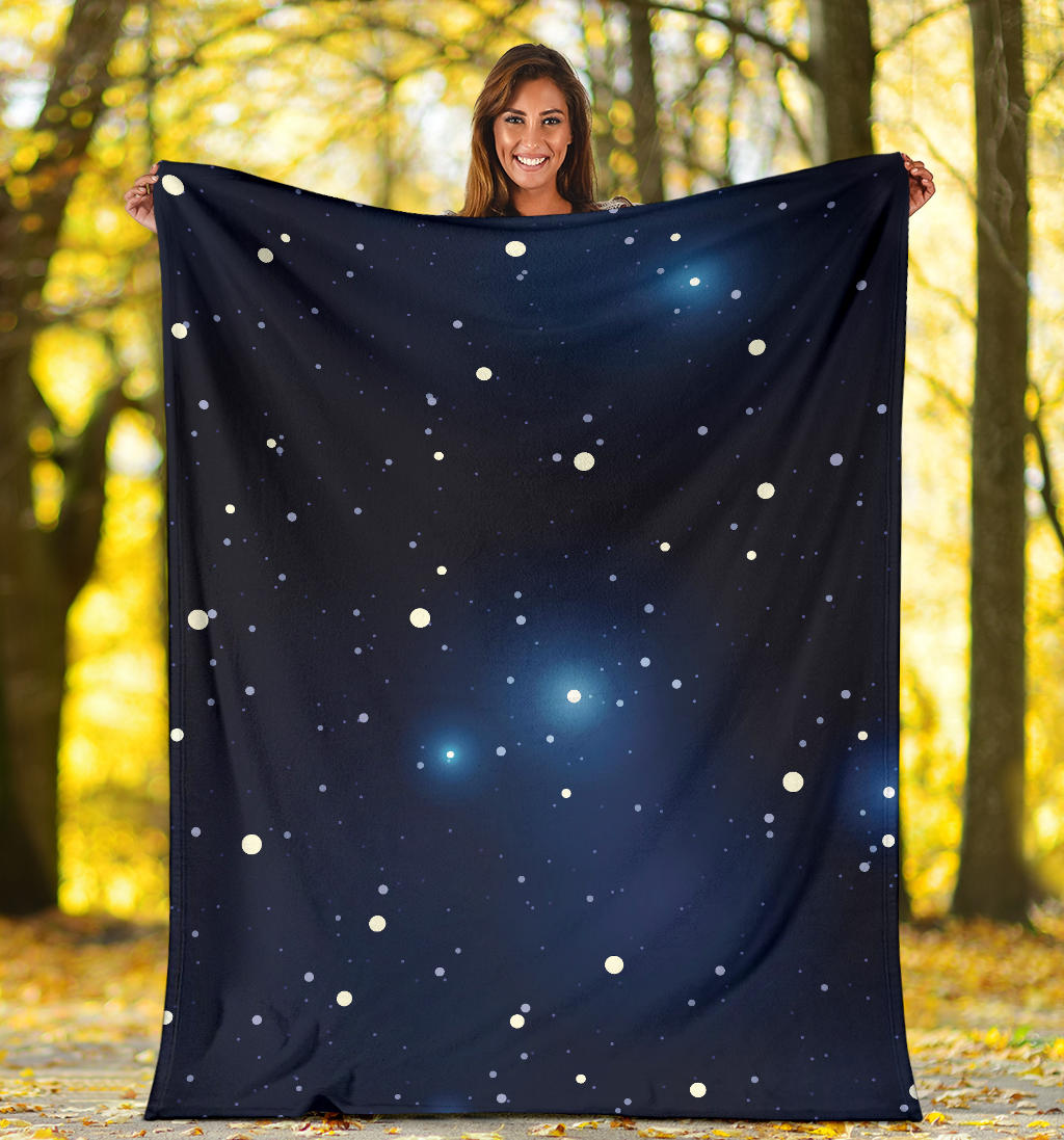 Night sky Pattern Print Design A02 Premium Blanket