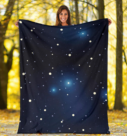Night sky Pattern Print Design A02 Premium Blanket