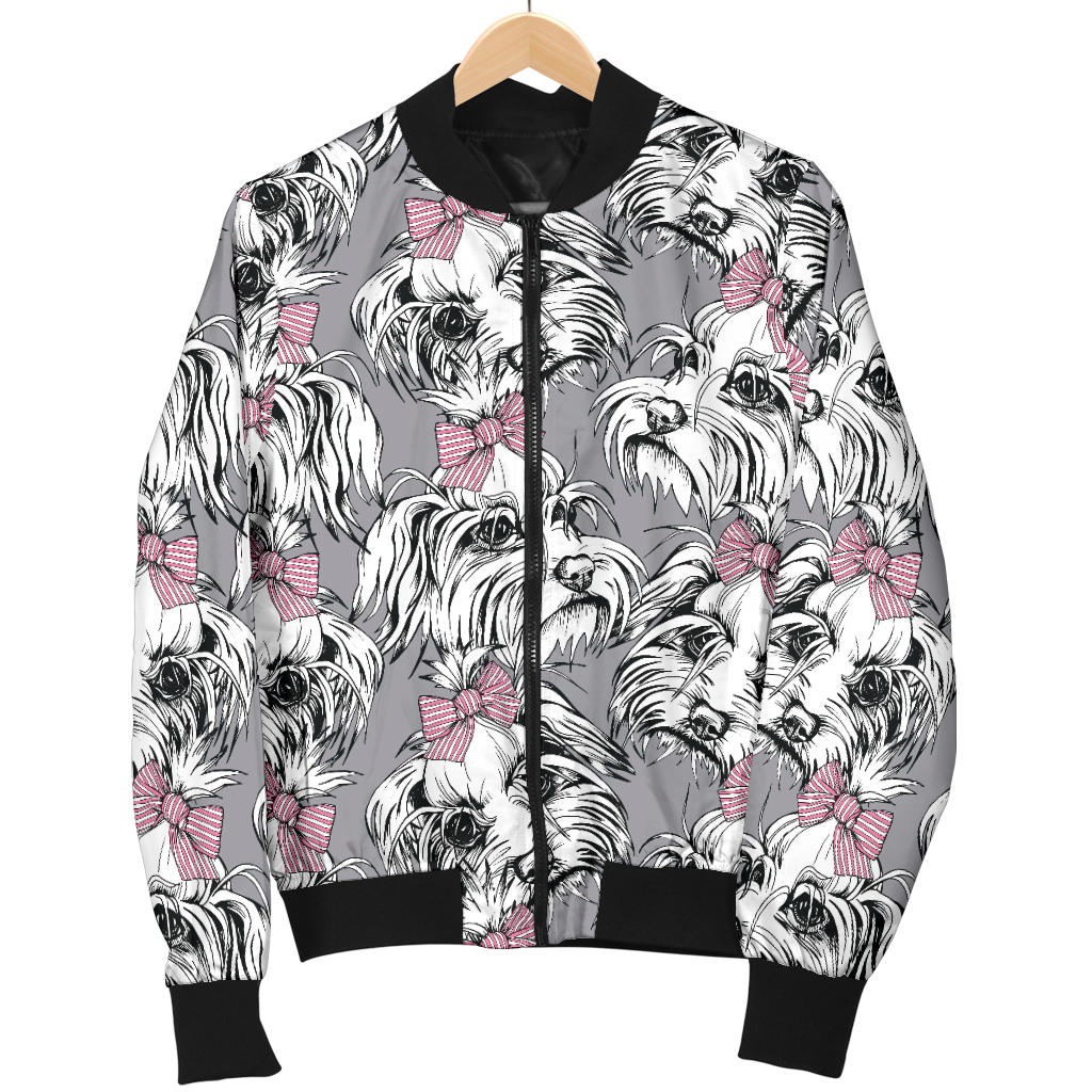 Maltese Pattern Print Design 01 Men Bomber Jacket