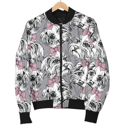 Maltese Pattern Print Design 01 Men Bomber Jacket
