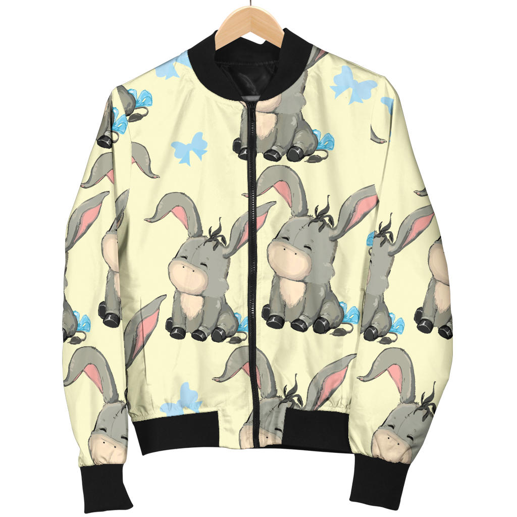 Donkey Baby Pattern Print Design 02 Men Bomber Jacket