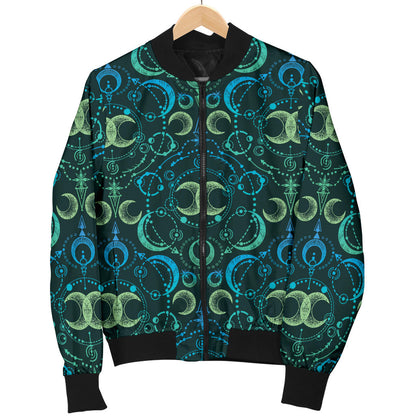 Celestial Pattern Print Design 07 Men Bomber Jacket
