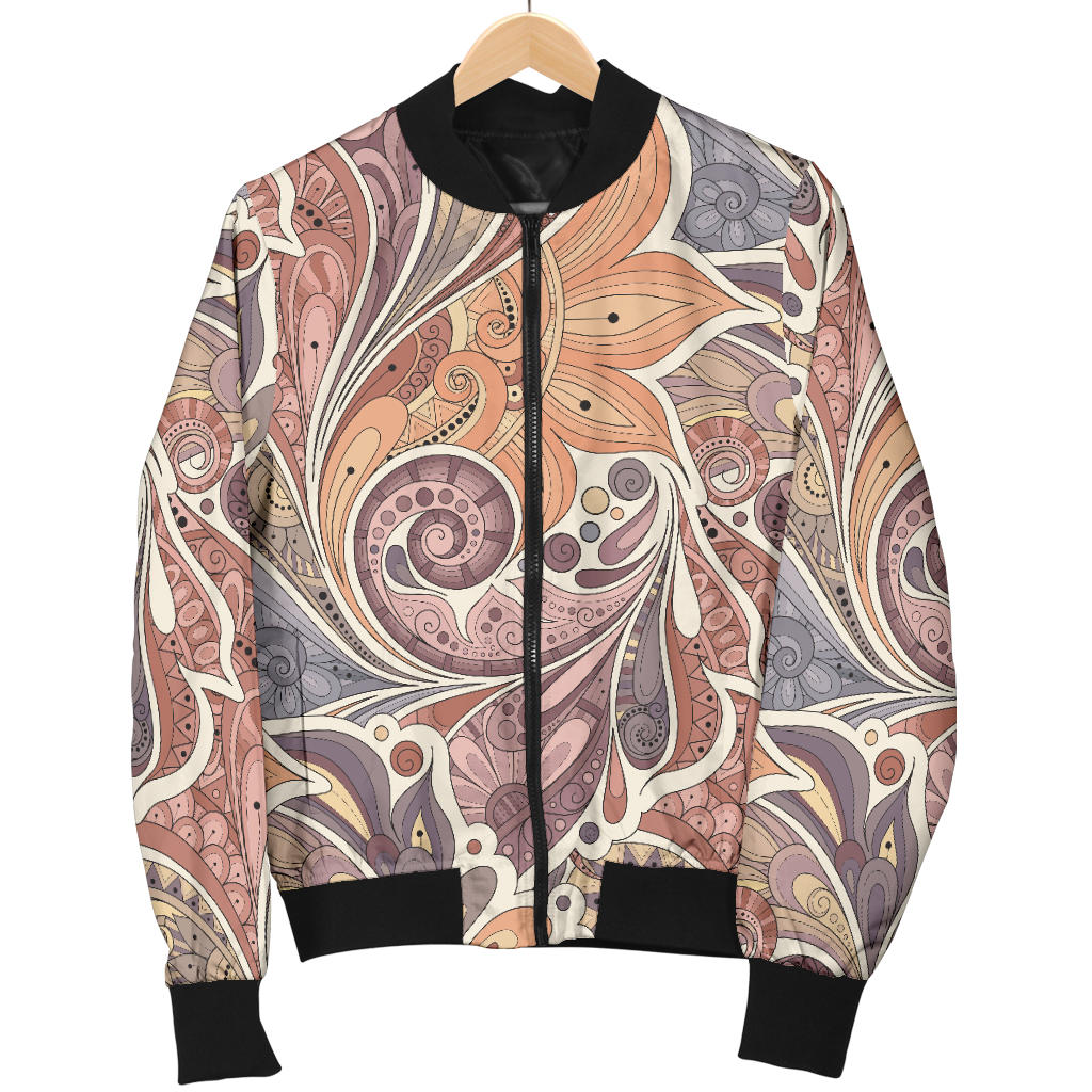 Boho Pattern Print Design 03 Men Bomber Jacket