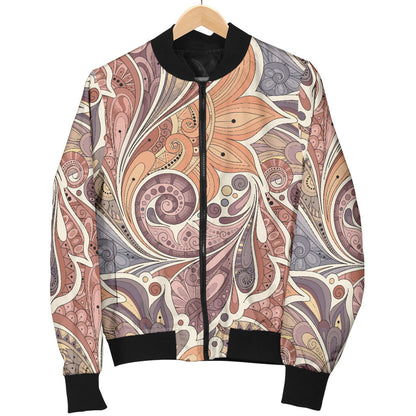 Boho Pattern Print Design 03 Men Bomber Jacket