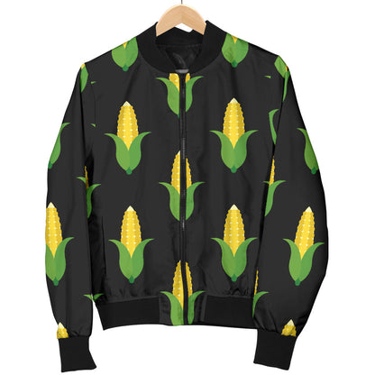 Corn Pattern Print Design 05 Men Bomber Jacket