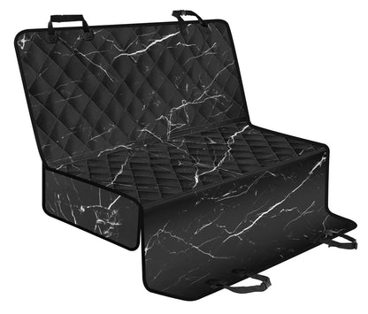Marble Pattern Print Design 04 Rear Dog Car Seat Cover Hammock