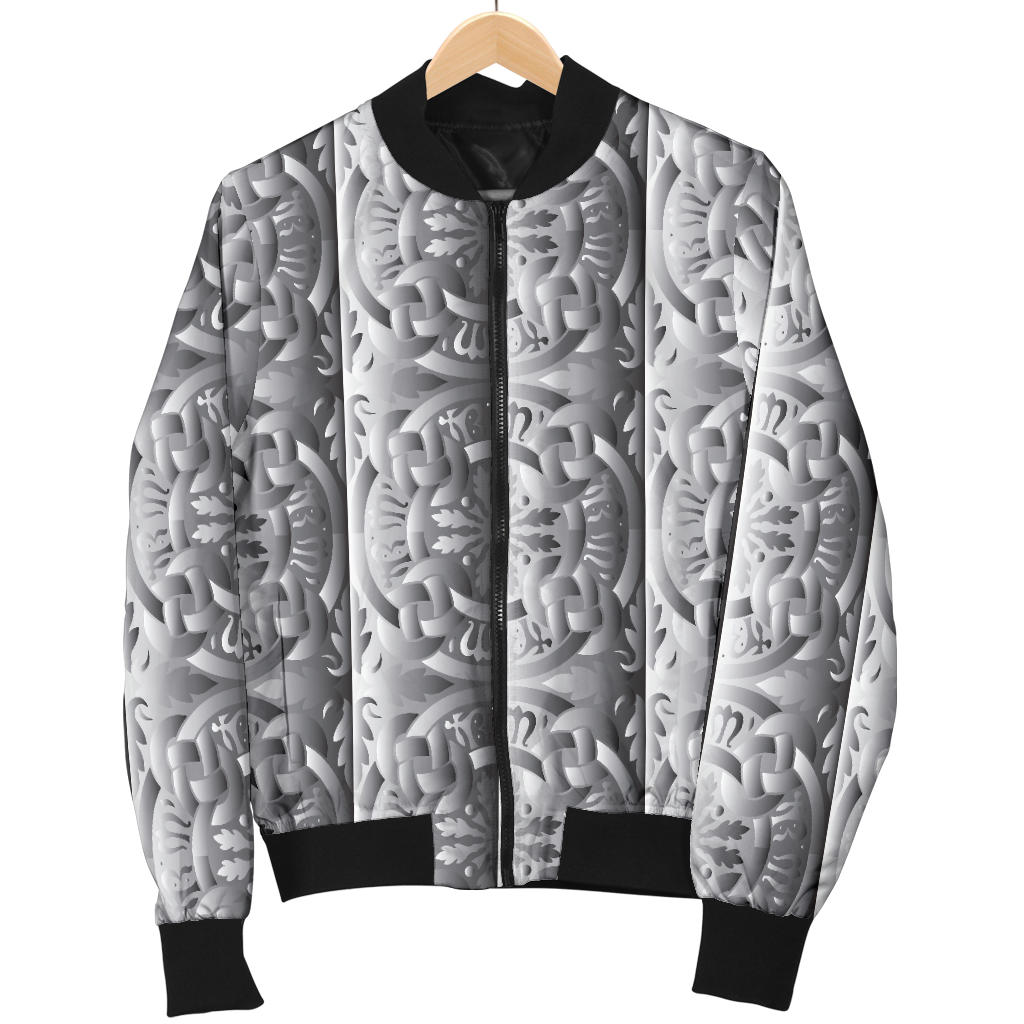 Celtic Pattern Print Design 03 Men Bomber Jacket