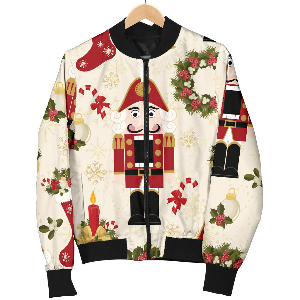 Nutcracker Pattern Print Design A01 Men Bomber Jacket