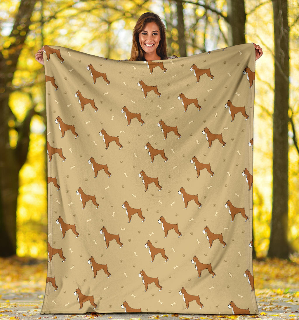Boxers Pattern Print Design 02 Premium Blanket