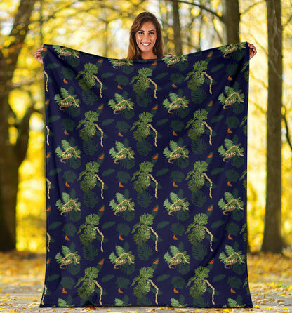 Boa Pattern Print Design 02 Premium Blanket