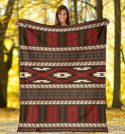 Native Pattern Print Design A03 Premium Blanket