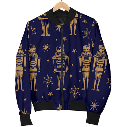 Nutcracker Pattern Print Design A05 Men Bomber Jacket