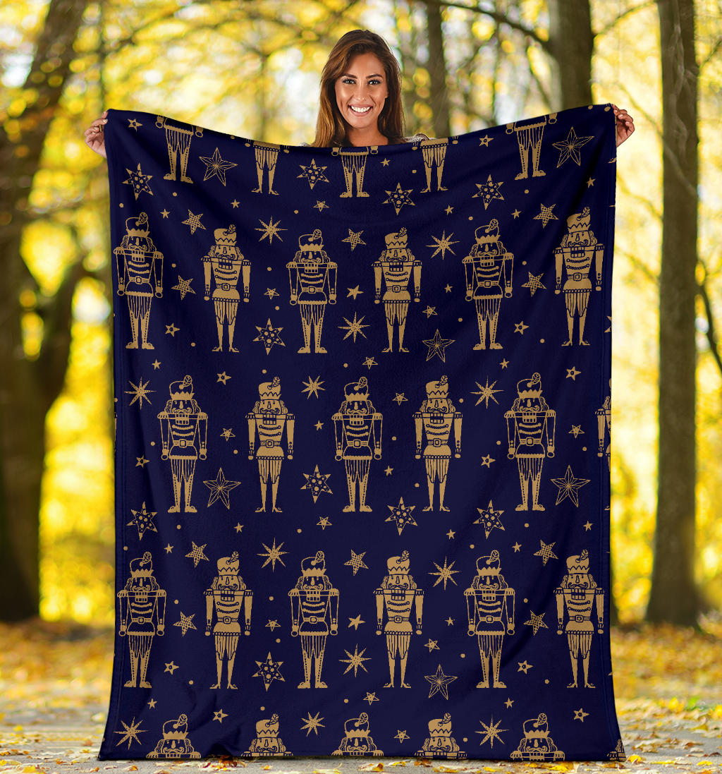 Nutcracker Pattern Print Design A05 Premium Blanket