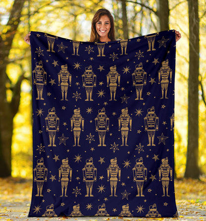 Nutcracker Pattern Print Design A05 Premium Blanket