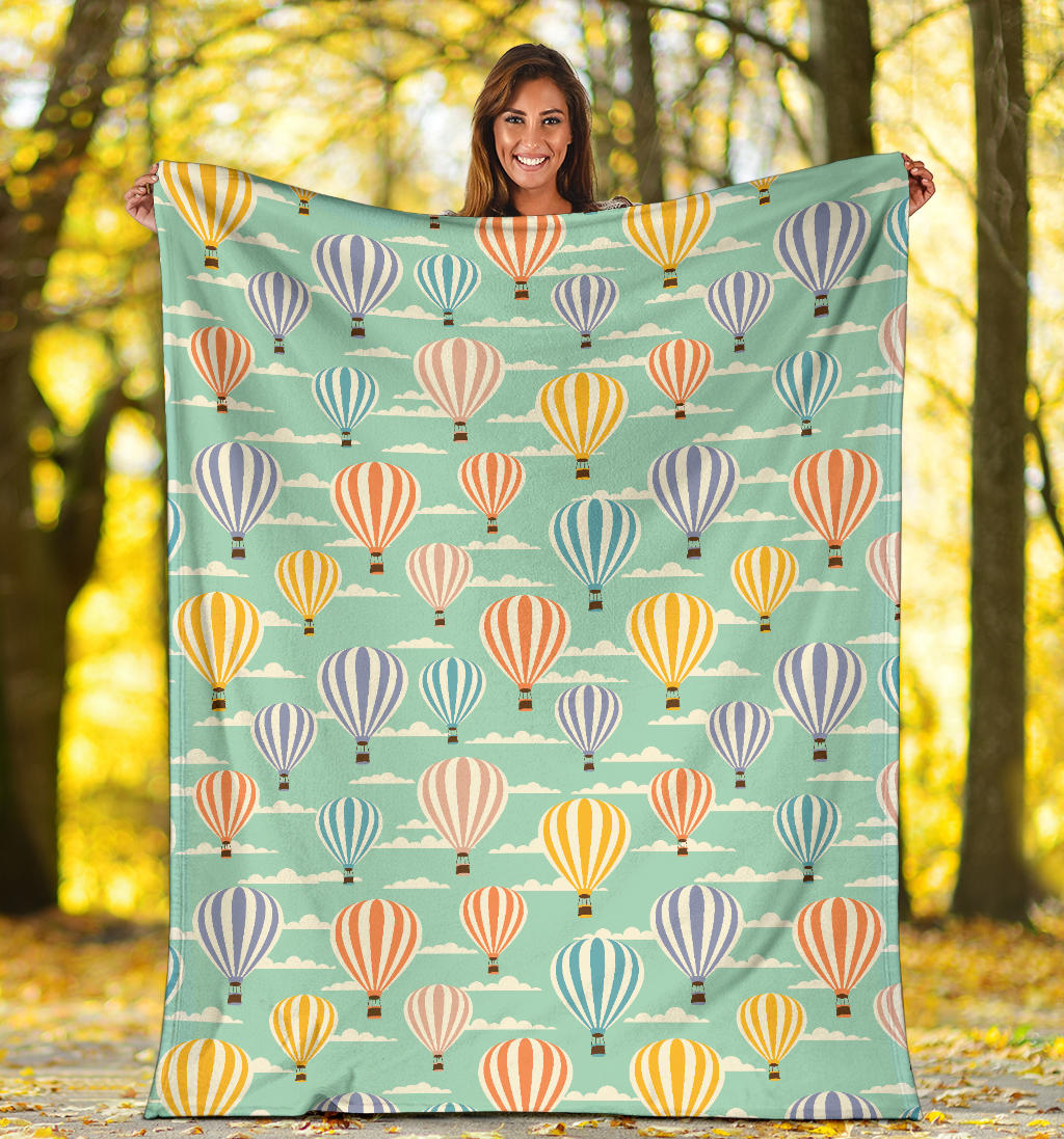 Ballon Pattern Print Design 01 Premium Blanket