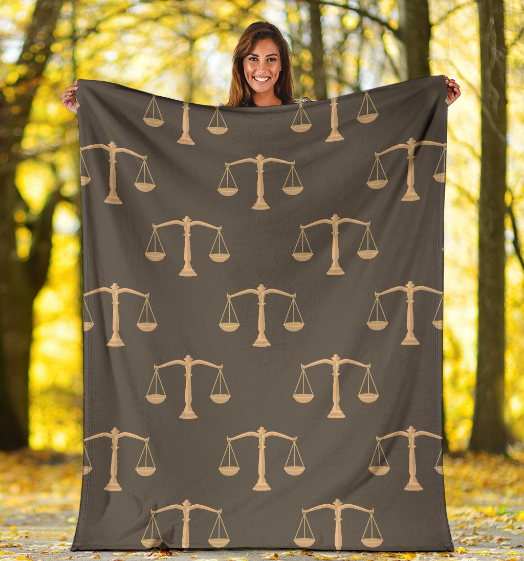 Libra Pattern Print Design 01 Premium Blanket
