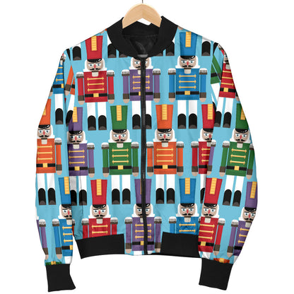 Nutcracker Pattern Print Design A02 Men Bomber Jacket