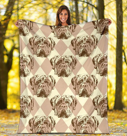 Mastiffs Pattern Print Design 01 Premium Blanket