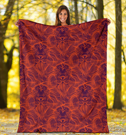 Leo Pattern Print Design 01 Premium Blanket