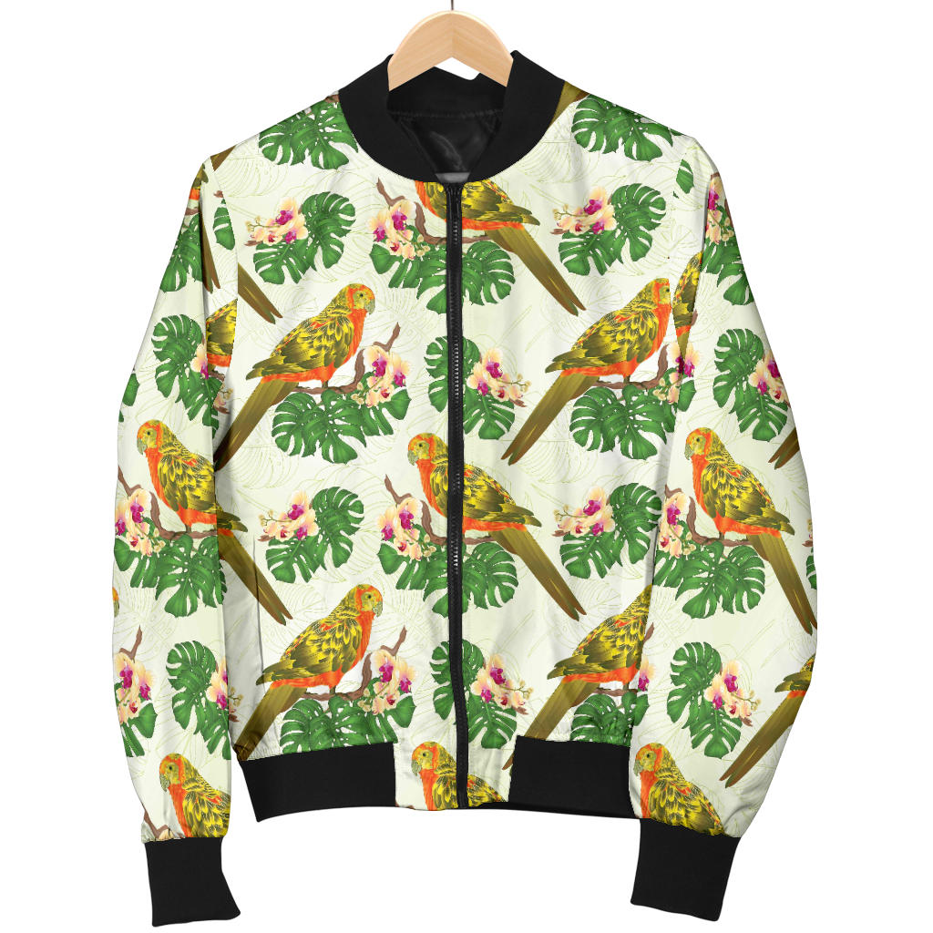 Conures Pattern Print Design 01 Men Bomber Jacket
