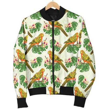 Conures Pattern Print Design 01 Men Bomber Jacket