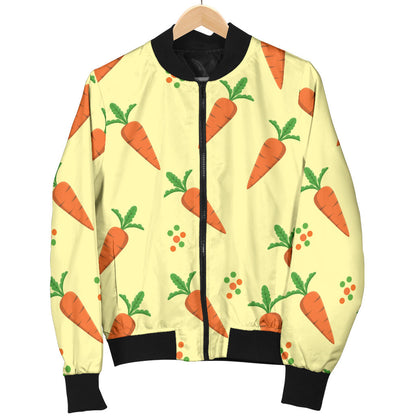 Carrot Pattern Print Design 04 Men Bomber Jacket