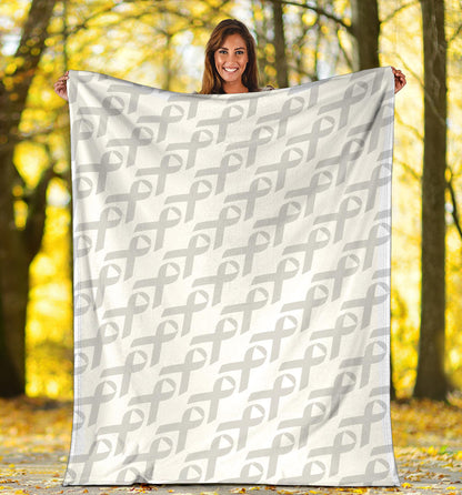Brain cancer Pattern Print Design 02 Premium Blanket