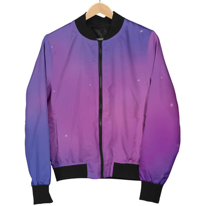 Nebula Pattern Print Design A05 Men Bomber Jacket