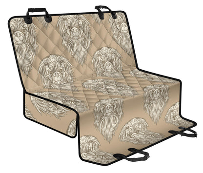 Pekingese Pattern Print Design A01 Rear Dog Car Seat Cover Hammock