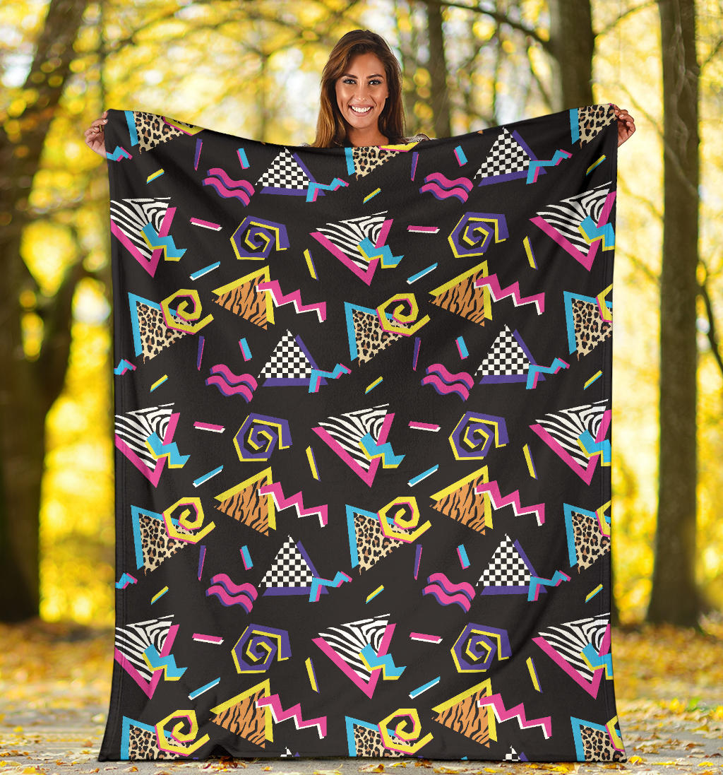 80s Pattern Print Design 3 Premium Blanket