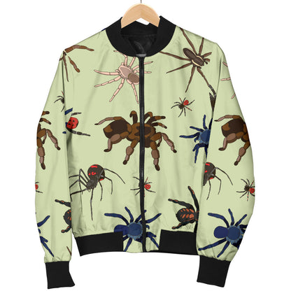 Tarantula Pattern Print Design 02 Men Bomber Jacket