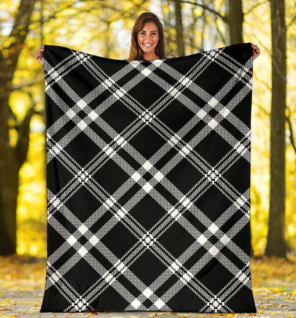 Madras Pattern Print Design 03 Premium Blanket