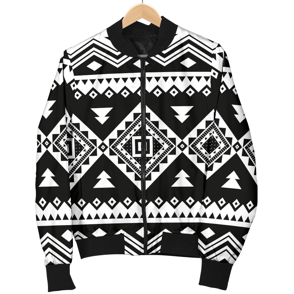 Aztec Pattern Print Design 08 Men Bomber Jacket